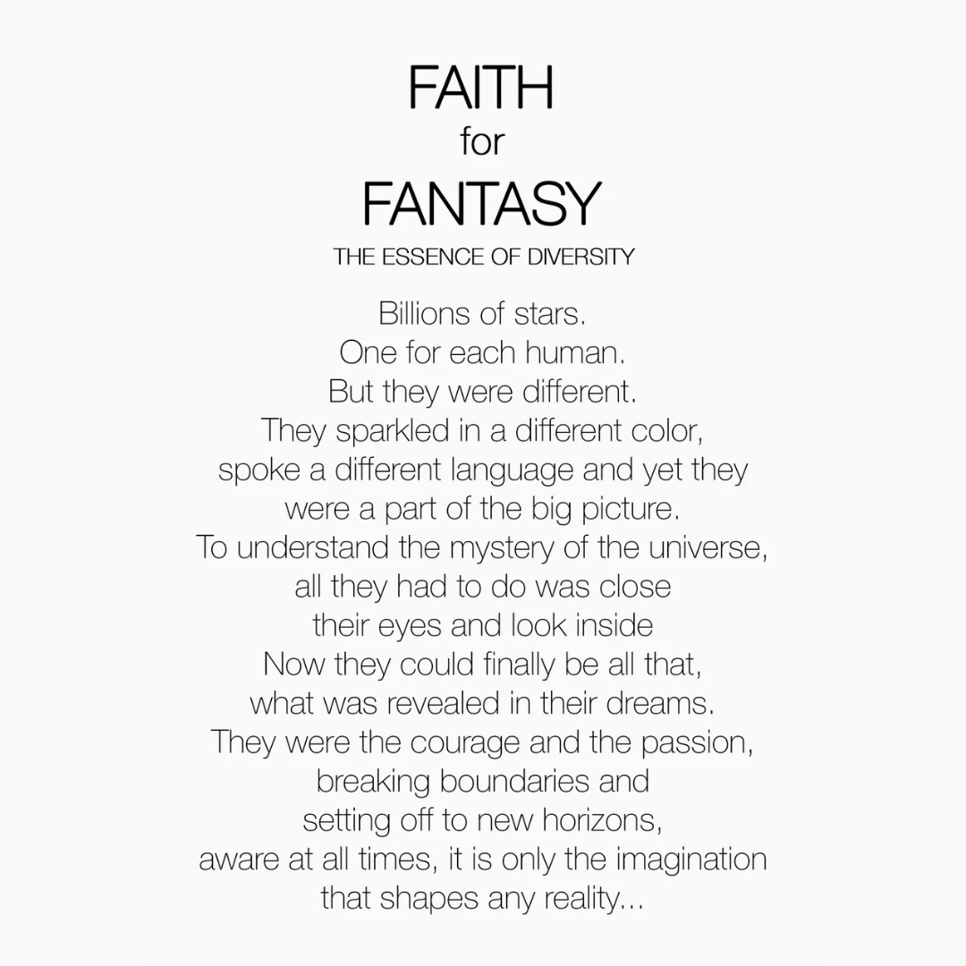 FAITH FOR FANTASY