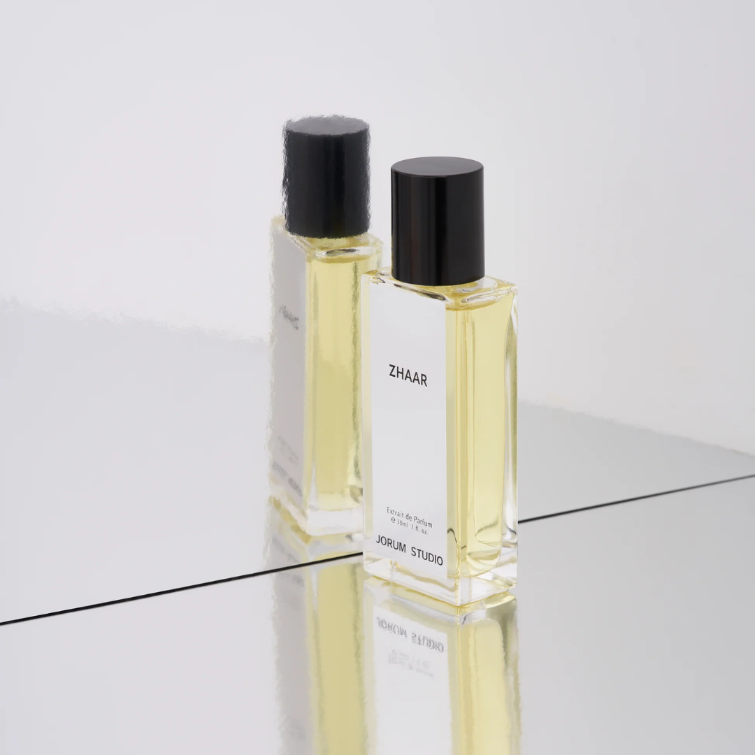 Jorum Studio Time Collection ZHAAR Extrait de Parfum Flakon Spiegel seitlich